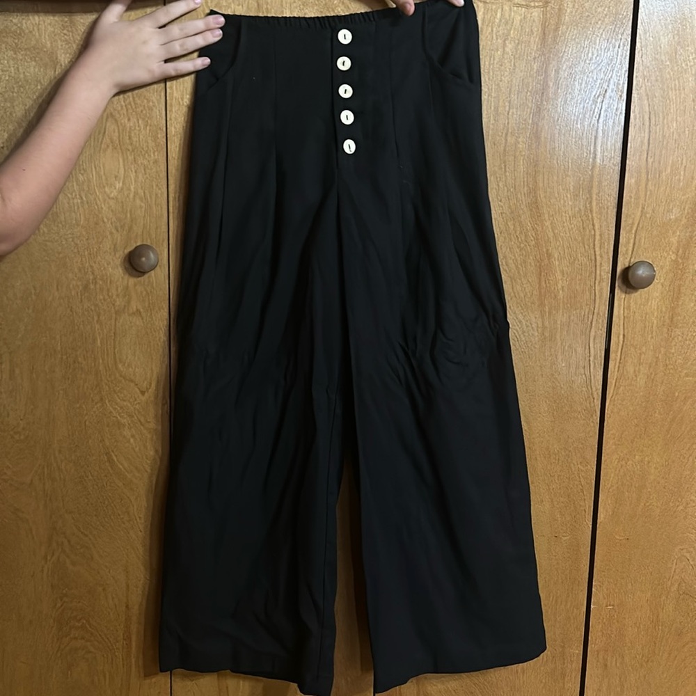 Francesca’s Black wide leg pants